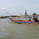 A scenic ride on a long-tailed boat