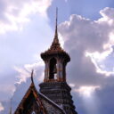 The bell at Wat Phra Kaew's belfry rings once a year on New Year's Day