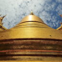 A golden stupa at Wat Phra Kaew  