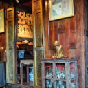 Beautiful artefacts at the traditional Thai house of Jim Thompson