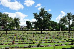 Visit Don Rak War cemetery on a tour from Bangkok to Kanchanaburi. Resting place for POW's that did not survive the construction of the Death Railway.