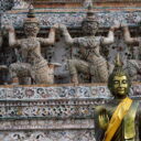 Thai traditional architecture at Wat Arun, Temple of Dawn