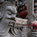 Chinese-style guardian at the Temple of Dawn