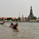 Wat Arun, or Temple of Dawn, on the bank of Chao Phraya river in Bangkok