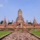 Wat Chai Wattanaram temple ruin in Ayutthaya. Visit this magnificent temple on our private tour to Ayutthaya from Bangkok.
