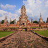 Wat Chai Wattanaram temple ruin in Ayutthaya. Visit this impressive temple ruin on a private tour to Ayutthaya from Bangkok.