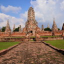 Wat Chai Wattanaram temple ruin in Ayutthaya. Visit this impressive temple ruin on a private tour to Ayutthaya from Bangkok.