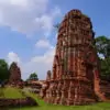 Wat Mahathat temple ruin in Ayutthaya. Visit this impressive temple ruin on a private tour to Ayutthaya from Bangkok.