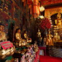 Buddha images at Wat Phanan Choeng in Ayutthaya