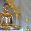 The world's biggest gold Buddha image weighs 5.5 tons at Wat Traimit temple in Bangkok. See the golden Buddha on our private tours in Bangkok.