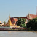 Local temple along Chao Phraya river to Ayutthaya