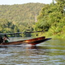 Boat tour on Kwai river in Kanchanaburi