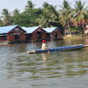 Boat tour on river Kwai in Kanchanaburi