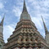 The great stupas at Wat Pho, temple of the Reclining Buddha in Bangkok