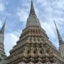 The great stupas at Wat Pho, temple of the Reclining Buddha in Bangkok